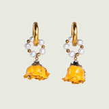 Pendientes Aro Yellow Rose