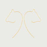 Horse Line Earrings