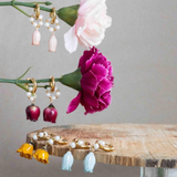 PINK Campanilla Aro Earrings