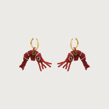 Pendientes Gamba Roja