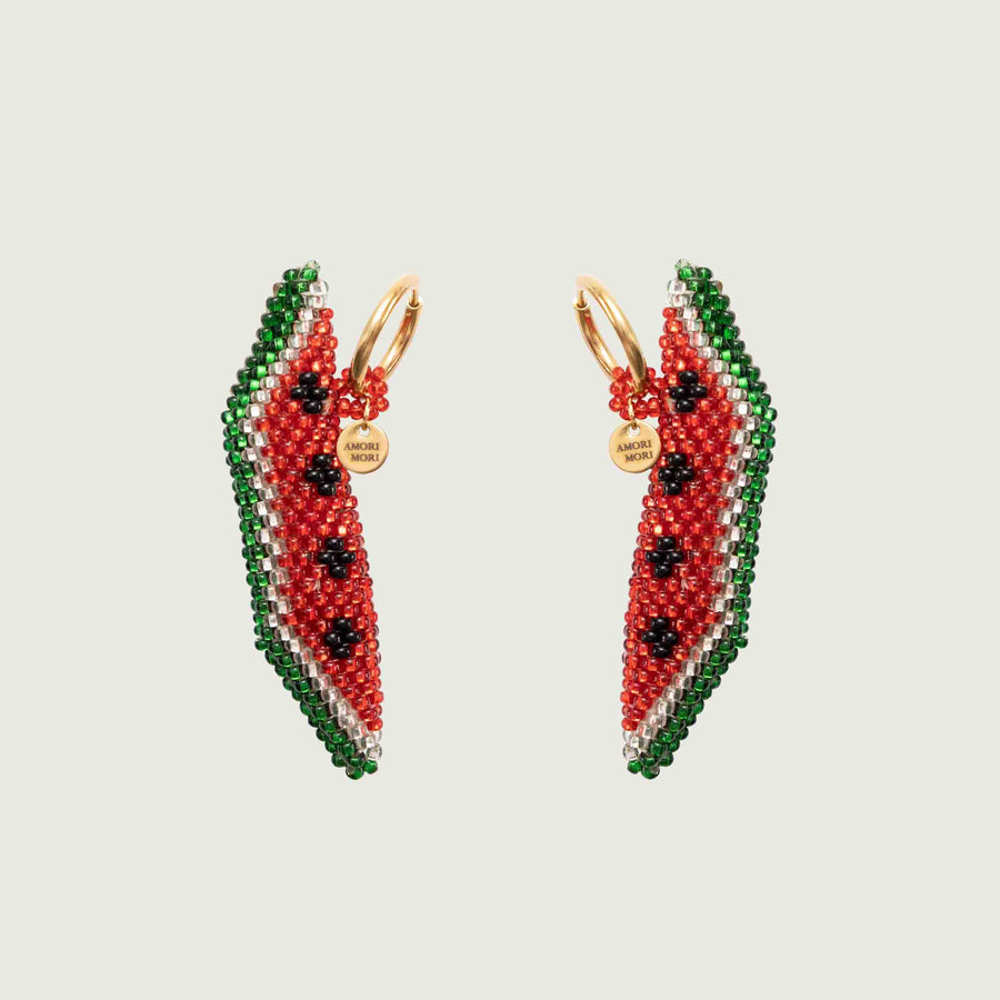 Wassermelonen-Ohrringe