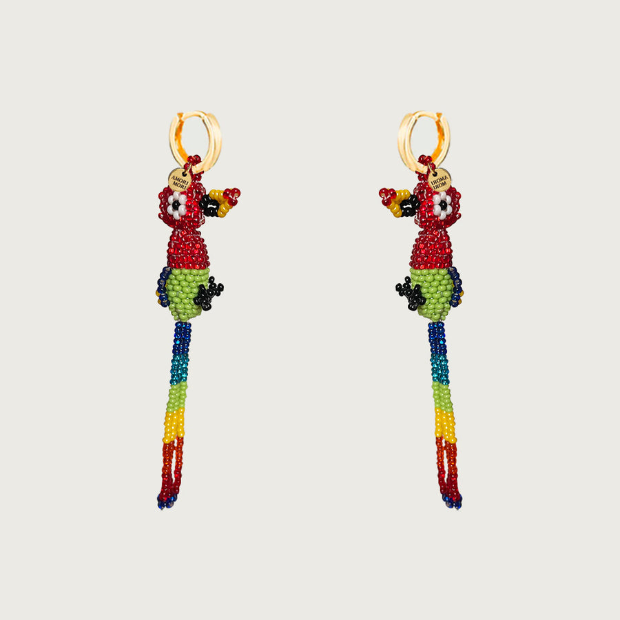 Zwei Colibri-Ohrringe