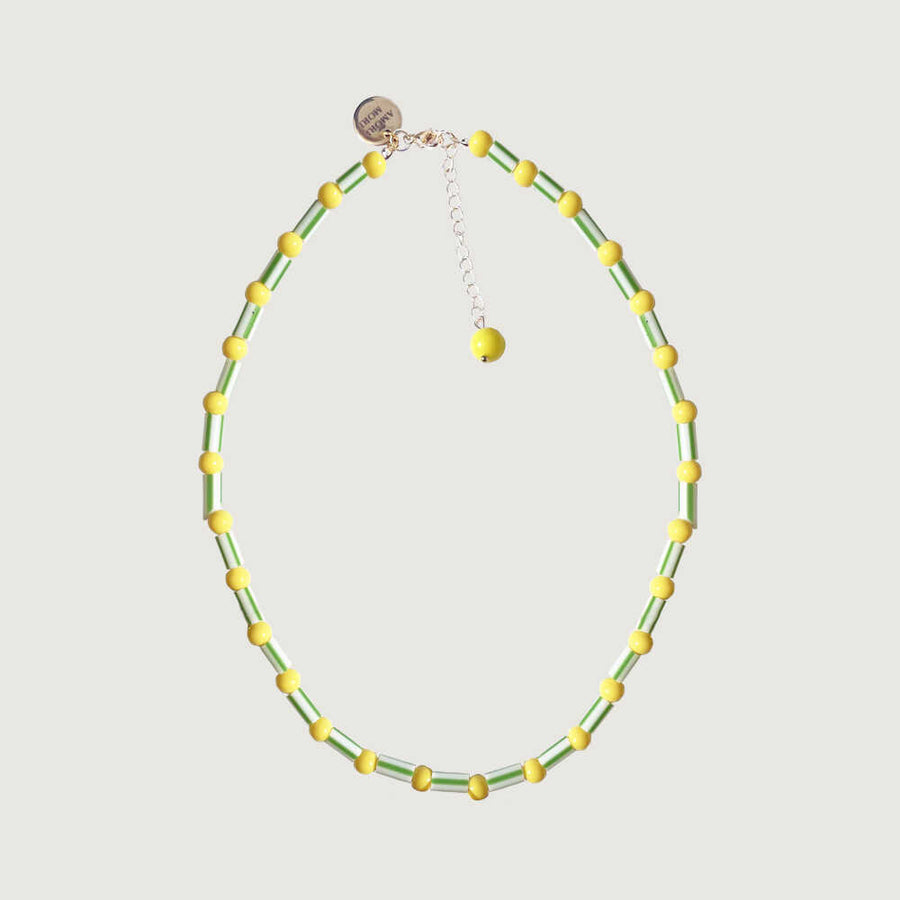 Yellow Crystal Necklace