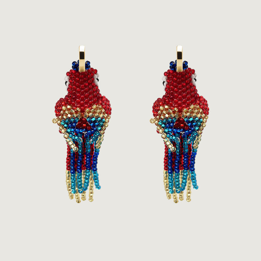 Two Parrots Earrings