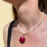 Collar Red Rose