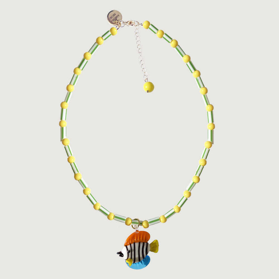 Yellow Fish Necklace
