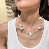 Collar Cisnes Transparente