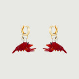 Pendientes Langosta Cristal